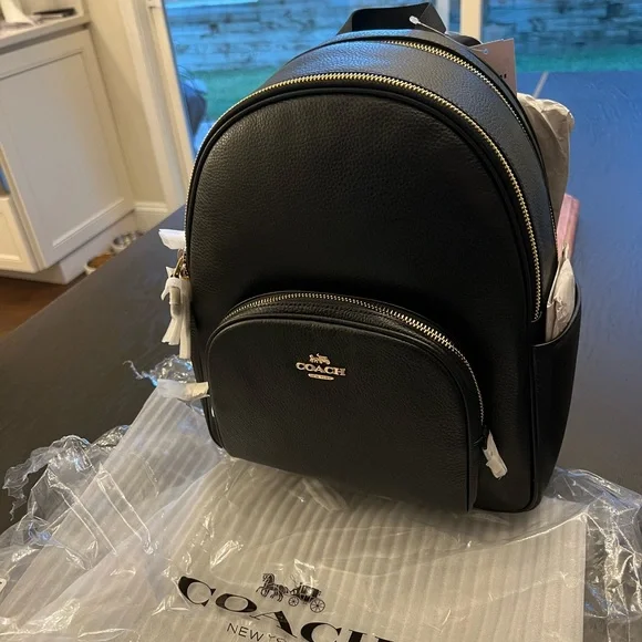 Coach | Bags | Coach Black Backpack Brand New | Poshmark display picture 3